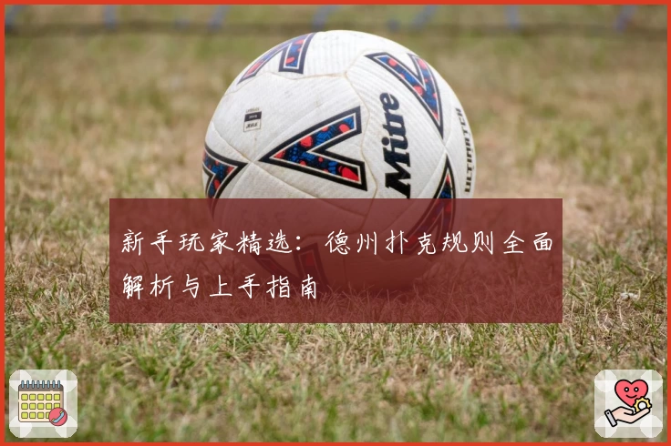 新手玩家精选:德州扑克规则全面解析与上手指南